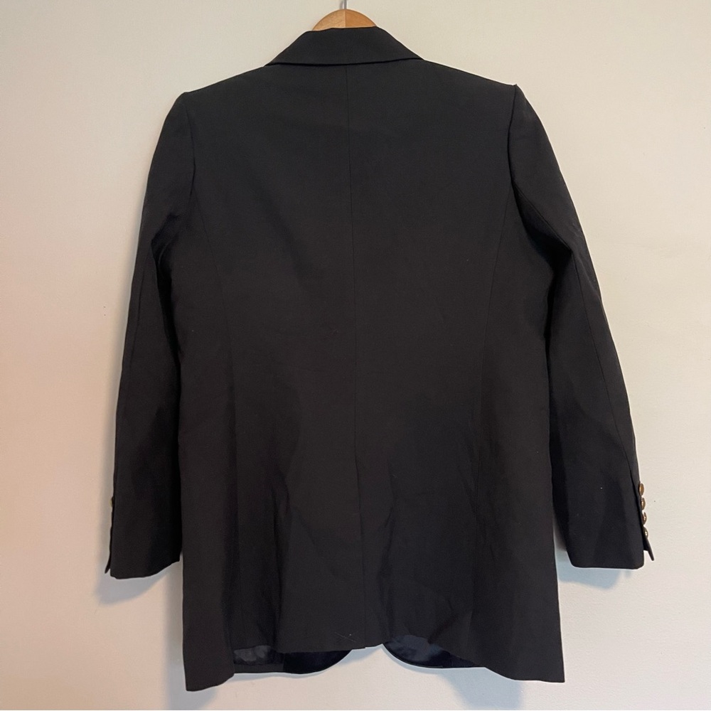 Saint Laurent Blazer Tuxedo lapel Black Jacket with Gold Buttons 40 - Picture 2 of 15